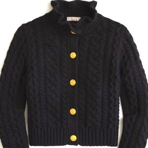 J crew sweater cardigan size Xs dark navy